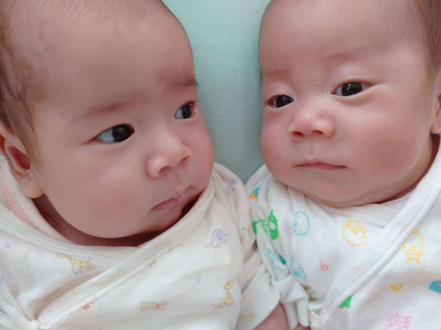 【嬉しい出産報告は、男女の双子(≧▽≦)】
